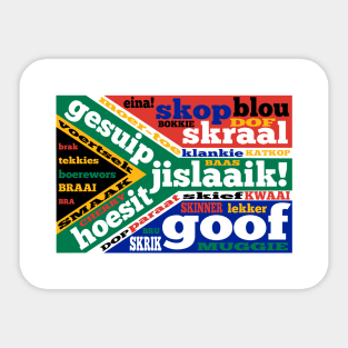 South African slang and colloquialisms Sticker